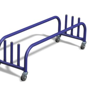 Plank/pole storage trolley