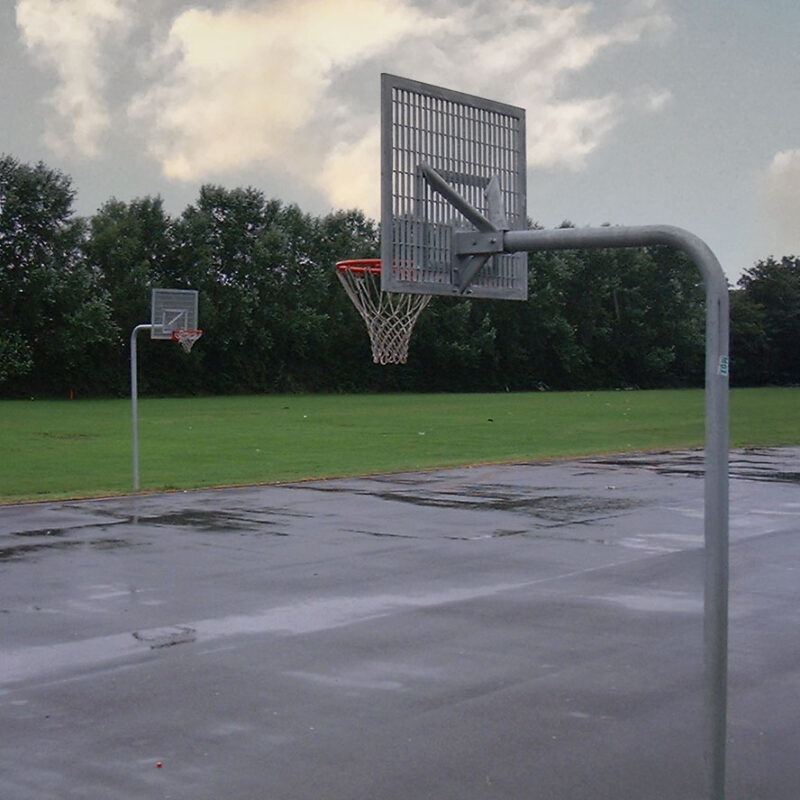 Outdoor Basketball Goal with Windflow Backboard
