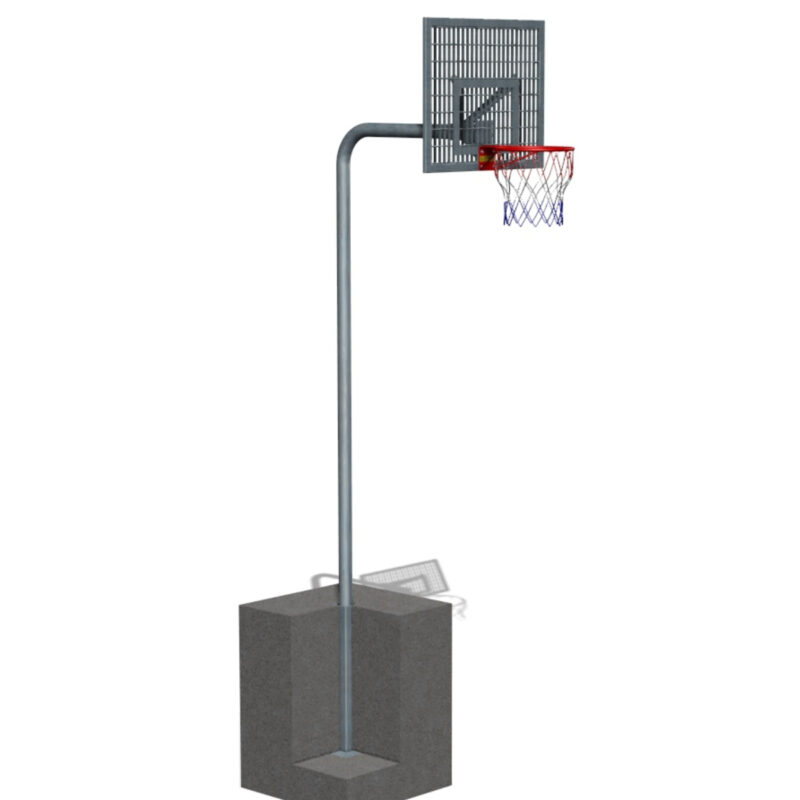Outdoor Basketball Goal with Windflow Backboard