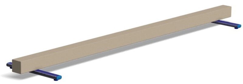 Floor balance beams
