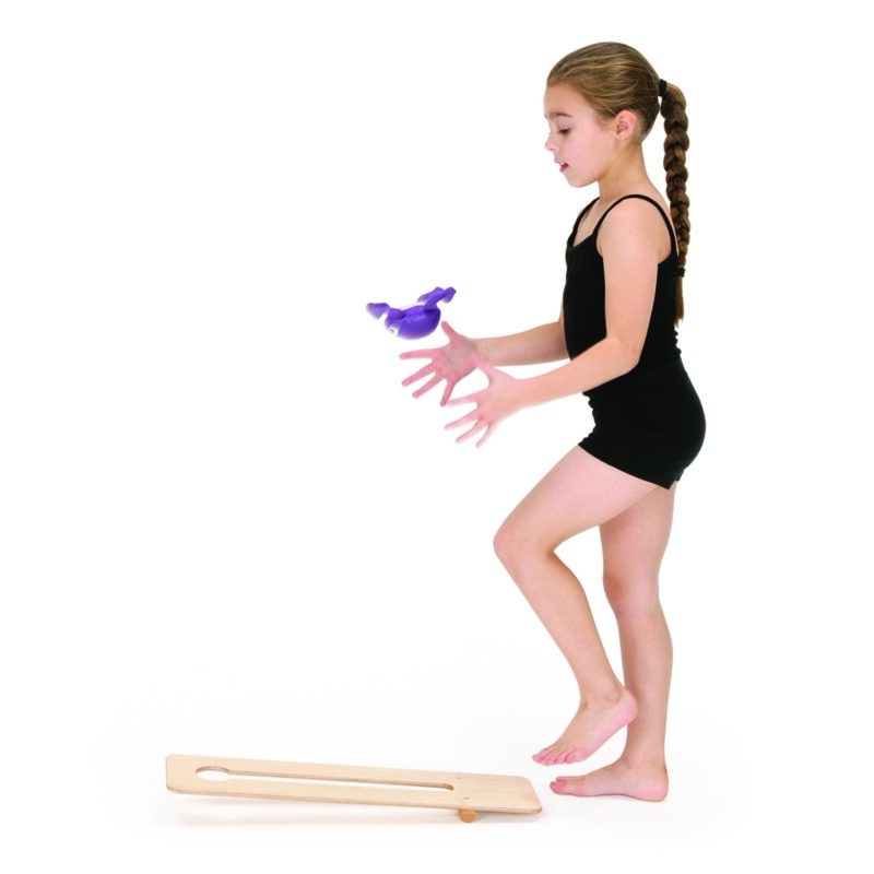 Foot launcher and foam ball