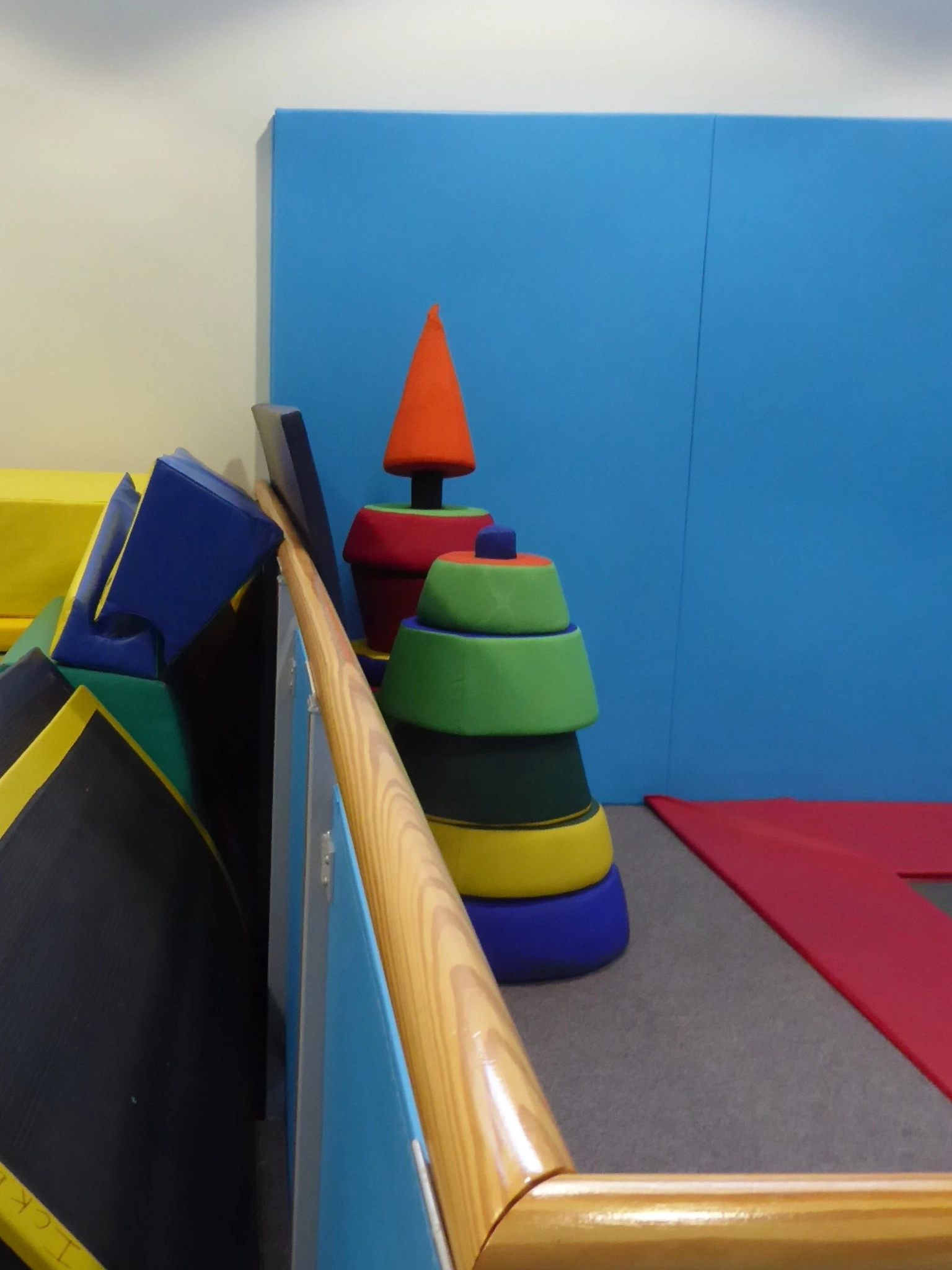 Before – platform matting area