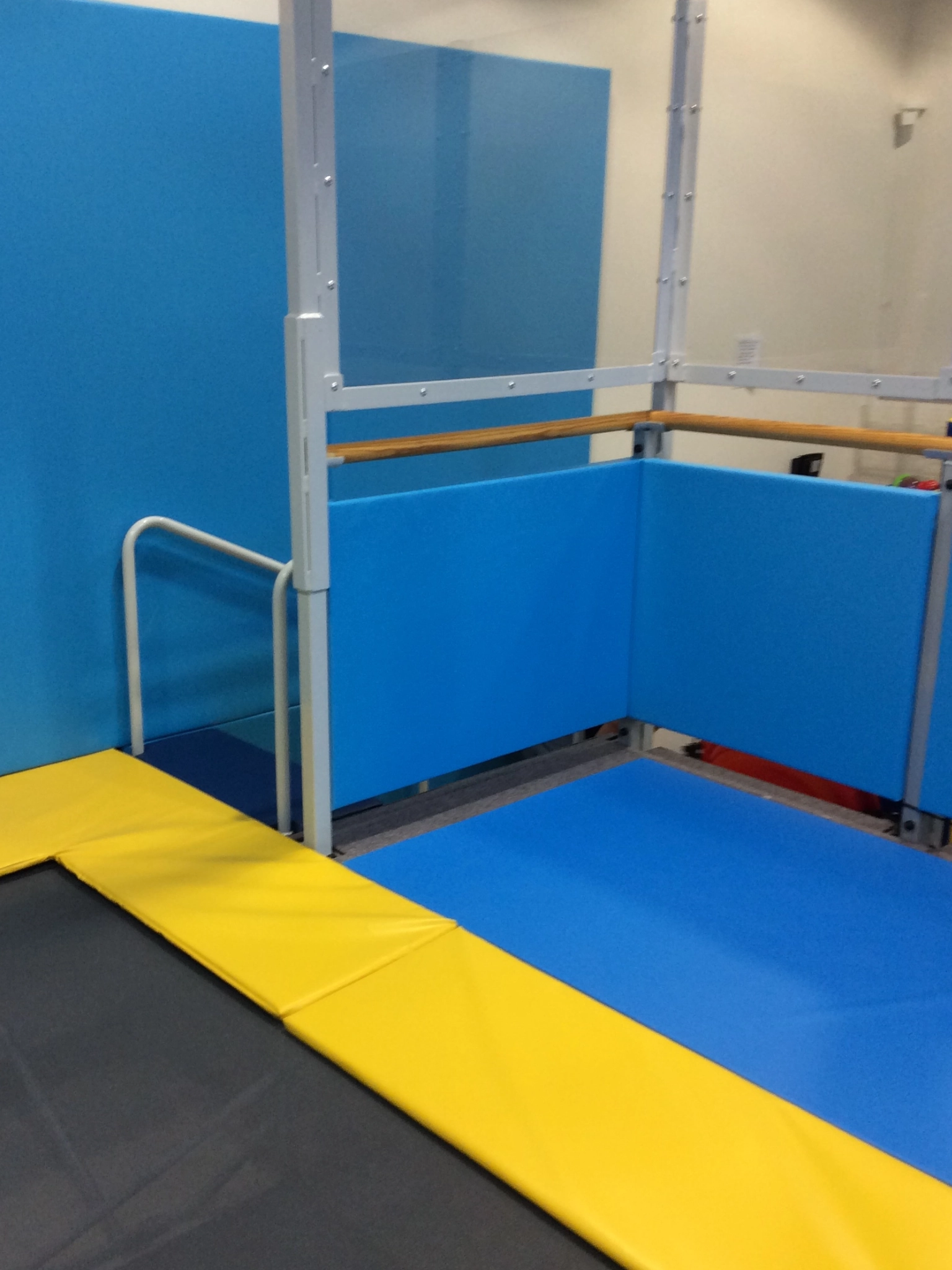 After – new coverall pads and mats